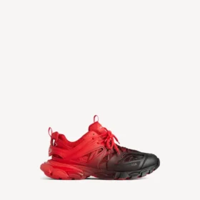 Herren-Track-Gradient-Sneaker in Rot/Schwarz