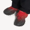 Herren-Track-Gradient-Sneaker in Rot/Schwarz
