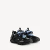 Herren-Track-Shirt-Sneaker in Schwarz/Blau