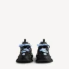 Herren-Track-Shirt-Sneaker in Schwarz/Blau