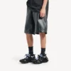 Herren-Track-Shirt-Sneaker in Schwarz/Blau