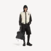 Herren-Varsity-Jacke von Balenciaga | NBA-Kollaboration in Elfenbein