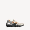 Herren-Wandersandale als Sneaker in Grau/Beige/Orange/Schwarz