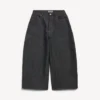 Herrenjeans mit geschwungenem Schnitt in Raw Indigo