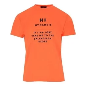 „Hi My Name Is“-T-Shirt „Orange“ 661705TKVK47513