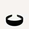Holli-Flachstirnband für Damen in Schwarz/Glänzendem Silber