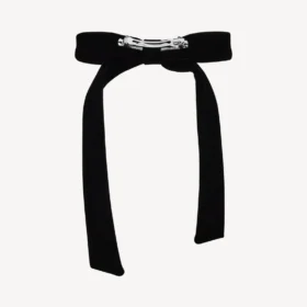 Holli-Haarschmuck für Damen mit dünnen Haaren in Schwarz/Glänzendem Silber