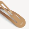 Holli XXL-Haarspangen-Set für Damen, 2er-Set, in Beige/Glänzendem Silber