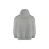 Hoodie aus Baumwoll-Jersey im Used-Look mit Reißverschluss „Grey“ 744454TOVV91241