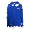 Hoodie „Blue“ aus der „Political Campaign Destroyed“-Kollektion 662718T32124691