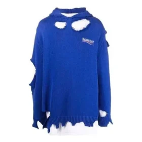 Hoodie „Blue“ aus der „Political Campaign Destroyed“-Kollektion 662718T32124691