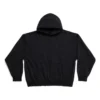 Hoodie in mittlerer Passform „Black Faded“ 742603TOVF39034