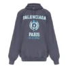 Hoodie mit College-Logo-Print „Navy“ 697879TMV964140