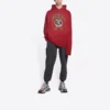 Hoodie mit College-Logo-Print „Red“ 674685TLV896163