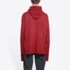 Hoodie mit College-Logo-Print „Red“ 674685TLV896163