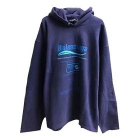 Hoodie mit „Dry Cleaning“-Logo „Blue“ 661711TKVF Hoodie mit „Dry Cleaning“-Logo „Blue“ 661711TKVF