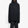 Hoodie mit gesticktem BB-Wappen „Black“ 620973TKV721069