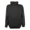 Hoodie mit gesticktem Logo „Washed Black“ 570811TKVB58190