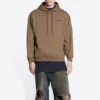 Hoodie mit Logo auf dem Rücken, Regular Fit „Brown“ 600583TMVF57761