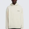 Hoodie mit Logo auf dem Rücken, Regular Fit „Off White“ 600583TMVF5-9069