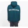 Hoodie mit Logo-Aufdruck auf der Rückseite „Green“ 570811THV793230