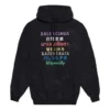 Hoodie mit mehrfarbigem Logo-Aufdruck, schwarz 578135TJVI62771