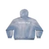 Hoodie mit Rückenprint „Blue“ 767877TPVK24313