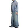 Hoodie mit Rückenprint „Blue“ 767877TPVK24313