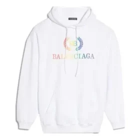Hoodie mit Regenbogen-Logo, Weiß 570798TEV509044