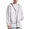 Hoodie mit Reißverschluss am Rücken, Regular Fit „Dirty White baby-pink“ 803264TSVP12420