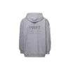 Hoodie mit Reißverschluss und Aufdruck, schmale Passform „Grau“ 744454TOVN41167