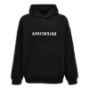 Hoodie mit umgekehrtem Logo „Schwarz“ 674986TNVR31070