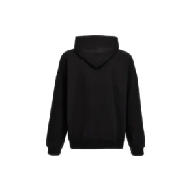 Hoodie mit umgekehrtem Logo „Schwarz“ 674986TNVR31070 Hoodie mit umgekehrtem Logo „Schwarz“ 674986TNVR31070