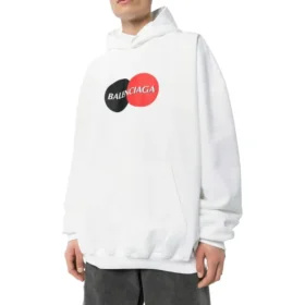 Hoodie mit Uniform-Logo-Print „Weiß“ 620973TIV809000 Hoodie mit Uniform-Logo-Print „Weiß“ 620973TIV809000