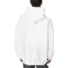 Hoodie mit Uniform-Logo-Print „Weiß“ 620973TIV809000