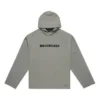 Hoodie mit verschwommenem Logo im Distress-Look „Grey“ 661711TKVD68174