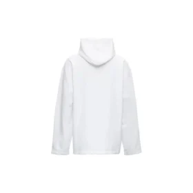 Hoodie mit verschwommenem Logo im Distress-Look „Weiß“ 661711TKVD69040