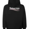 Hoodie zur Political Campaign „Schwarz“ 600583-TIV53-1070