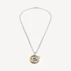 Horoskop-Halskette „Zwillinge“ in Gold/Silber