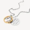 Horoskop-Halskette „Zwillinge“ in Gold/Silber