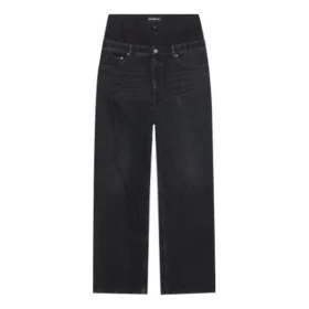 Hose mit doppeltem Bund „Black“ 661609TBP471055