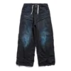 Hose mit doppeltem Knie „Dark Blue“ 809444TRW587150