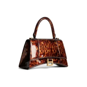 Hourglass kleine Handtasche mit Schildpatt-Print „Braun“ 5935462AAZK2126