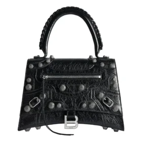 Hourglass X Le Cagole Mittelgroße Handtasche „Schwarz“ 7815852AAY11000
