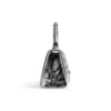Hourglass Xs Handtasche mit Kettenstickerei „Silver“ 7204712AARN8110
