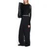 Hybrid-Baggy-Jeans „Schwarz“ 738751TNW111700