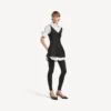 Hybrid-Hemdkleid für Damen in Schwarz
