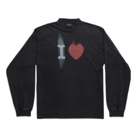 I Love Langarm-T-Shirt, Medium Fit „Black“ 744449TOVH39034 I Love Langarm-T-Shirt, Medium Fit „Black“ 744449TOVH39034