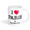 I love Paris Balenciaga-Becher „White“ 818761T01769000