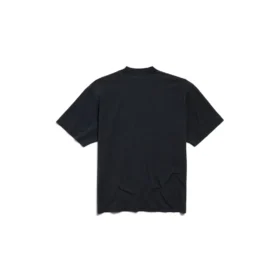 I Love Paris & Balenciaga T-Shirt, Medium Fit „Black Faded“ 764235TRVU91041 I Love Paris & Balenciaga T-Shirt, Medium Fit „Black Faded“ 764235TRVU91041